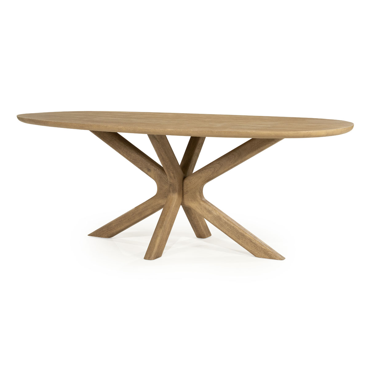 Dänischer ovaler Esstisch Tycho Mangoholz Natur 210×110 cm