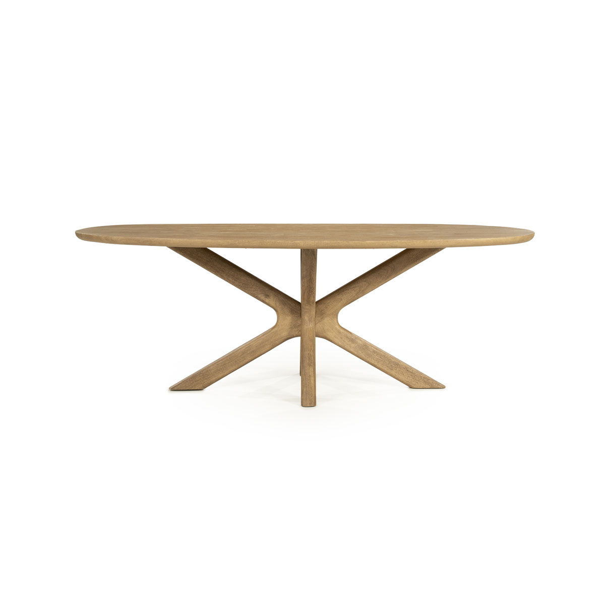 Dänischer ovaler Esstisch Tycho Mangoholz Natur 210×110 cm