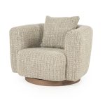 Drehsessel Jordan Bouclé Taupe