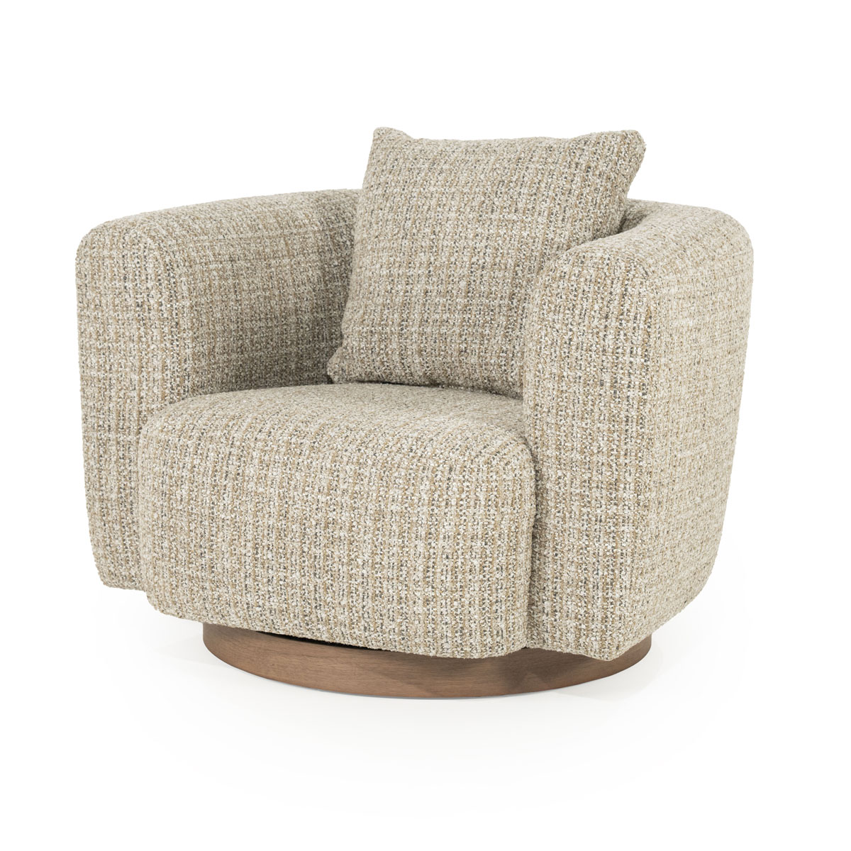 Drehsessel Jordan Bouclé Taupe