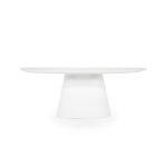 Esstisch Elin Oval Weiß