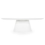 Esstisch Elin Oval Weiß