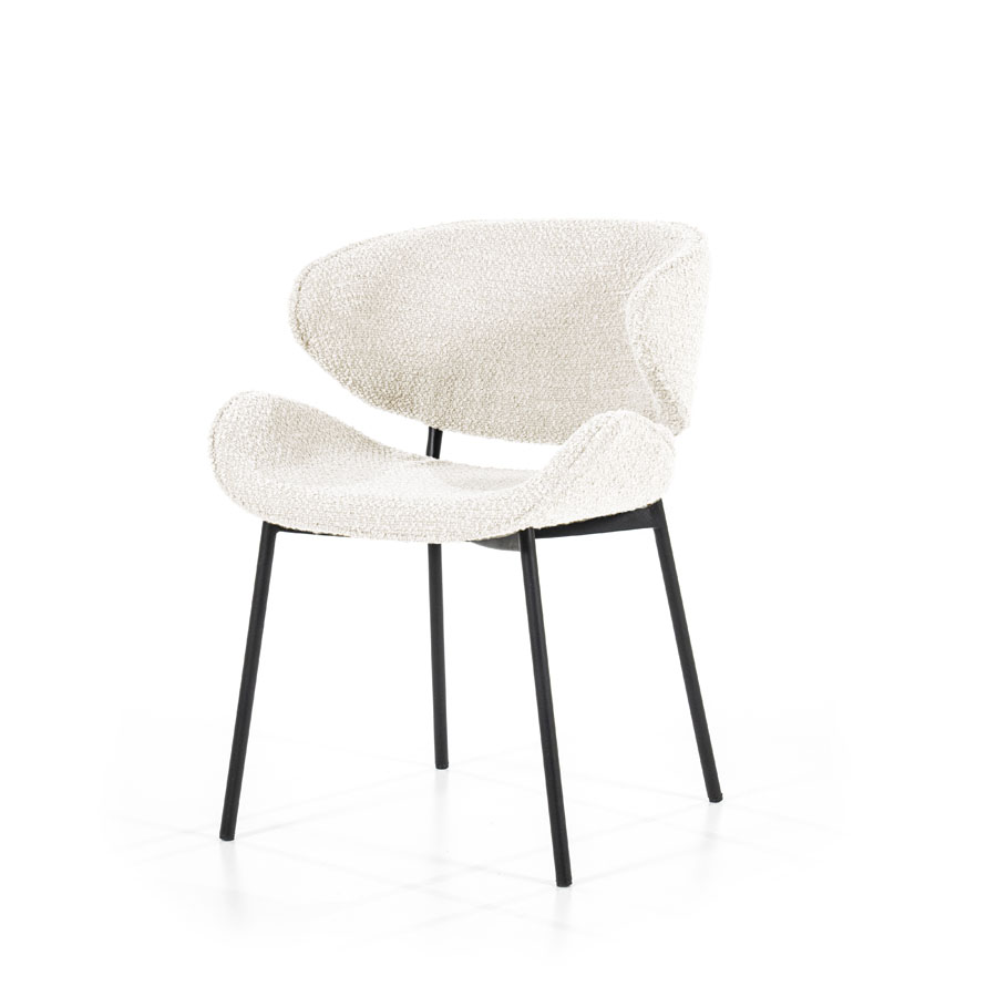 Esszimmerstuhl mit Armlehnen Lynn Fletcher Beige