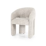 Esszimmerstuhl mit Armlehne Hamilton Bouclé Taupe