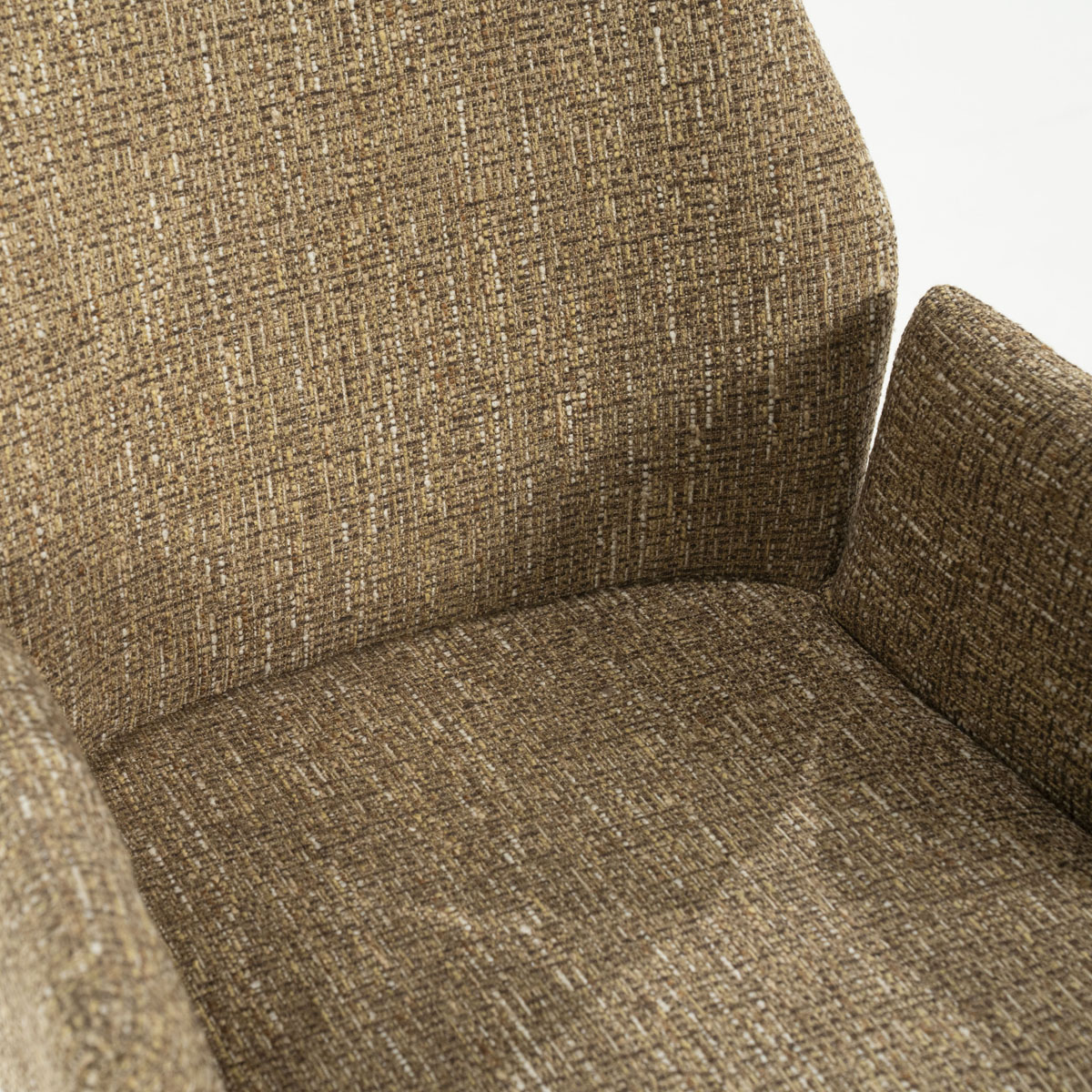 Esszimmerstuhl mit Armlehnen Indy Donna Senfgelb