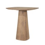 Quadratischer Bartisch Aron Mangoholz Hellbraun 80 x 80 cm