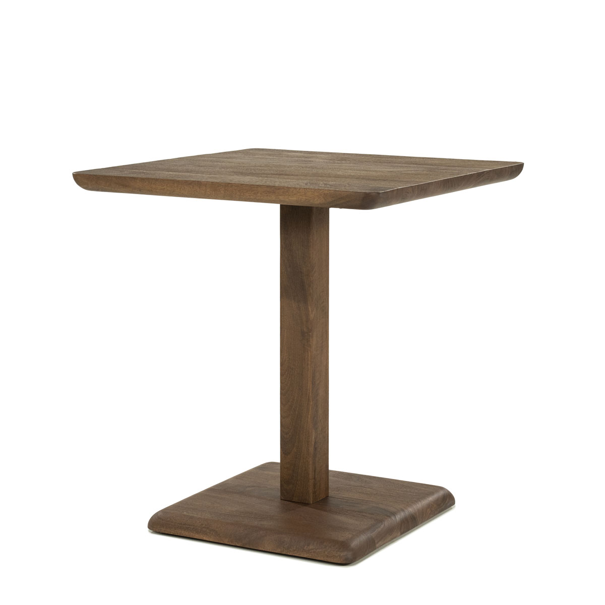 Quadratischer Bistrotisch Florent Mangoholz Hellbraun 70×70 cm