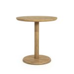 Runder Bistrotisch Florent Mangoholz Natur 70x70 cm