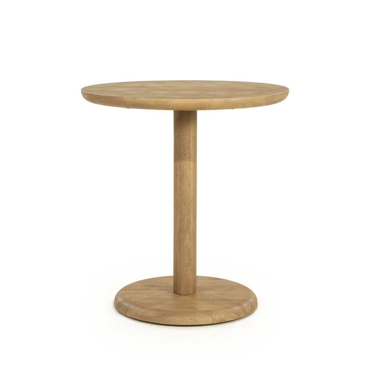 Runder Bistrotisch Florent Mangoholz Natur 70×70 cm