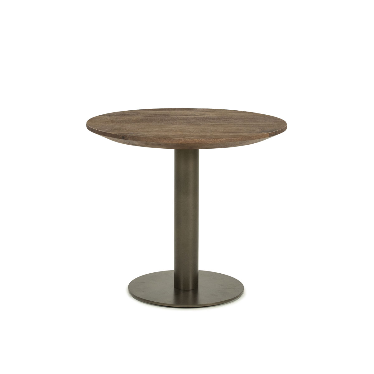 Runder Couchtisch Esila Mangoholz 50 x 50 cm