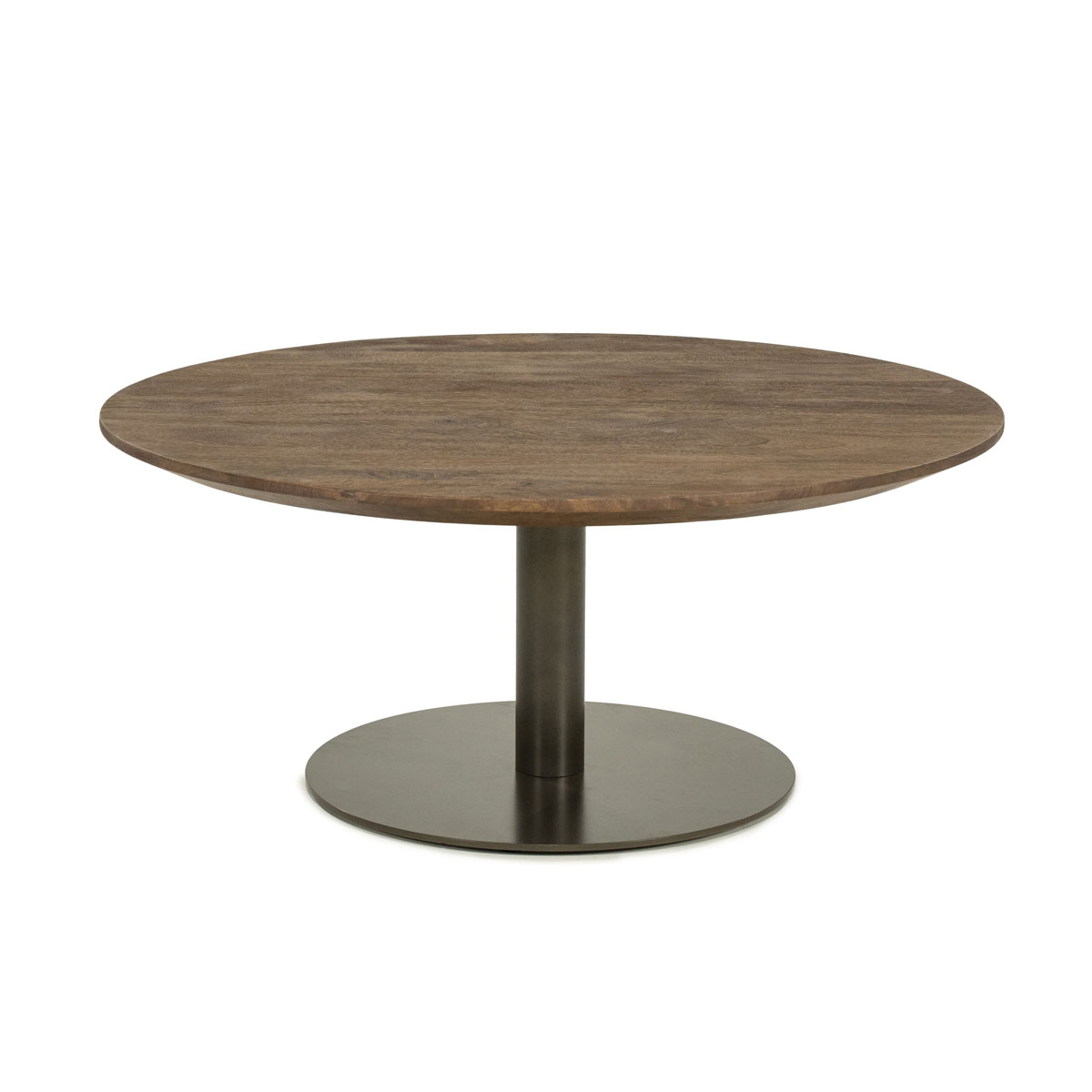 Runder Couchtisch Esila Mangoholz 80 x 80 cm