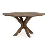 Runder Esstisch Tycho Mangoholz Hellbraun 150x150 cm