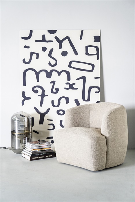 Esszimmerstuhl mit Armlehnen Lynn Fletcher Beige