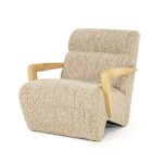 Sessel Olek Graffic Bouclé Beige