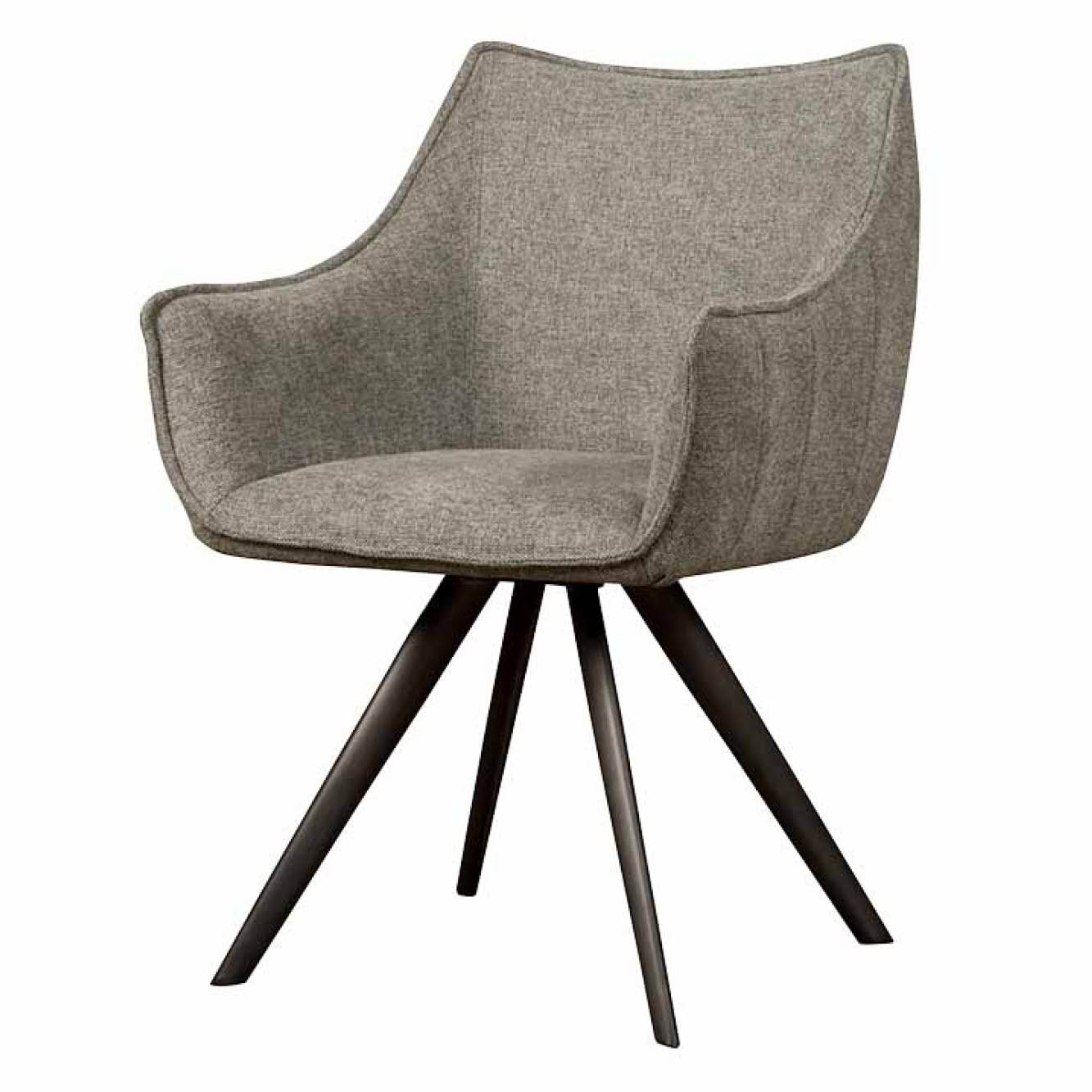 Armlehnstuhl Riviera Drehbar Brego 09 Middle Grey