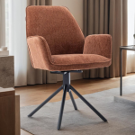 Sessel Amaro Drehbar Nature Pearl Copper