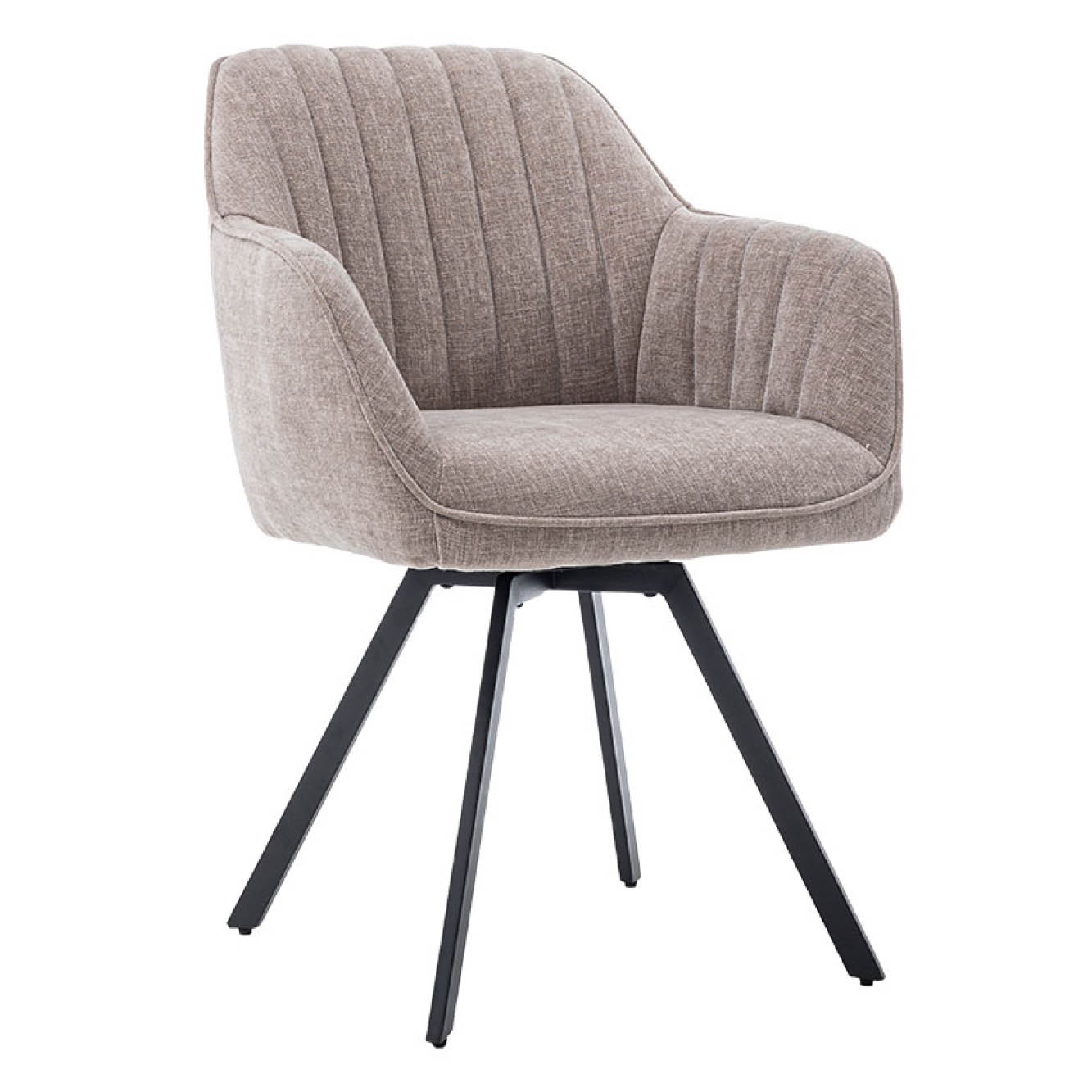 Sessel Bruno Drehbar Nature Beige Grey