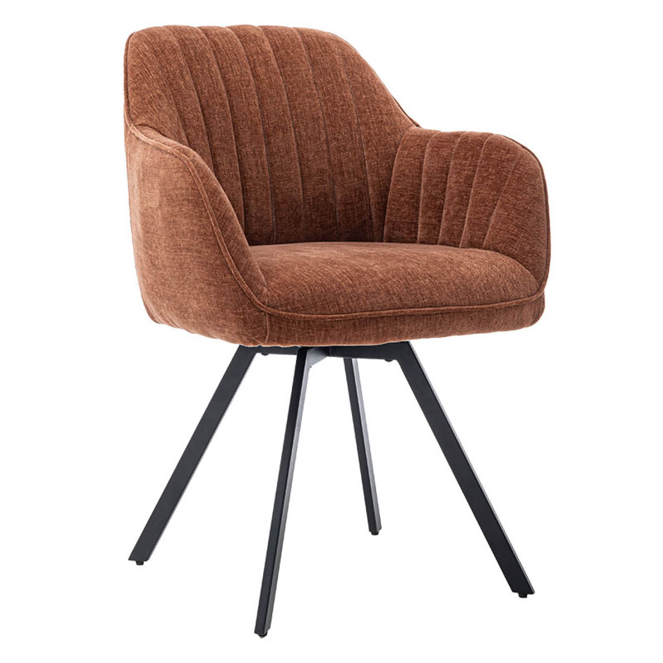 Sessel Bruno Drehbar Nature Pearl Copper