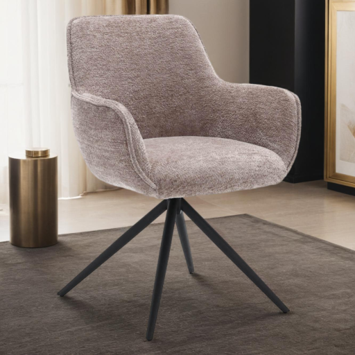Sessel Fondo Drehbar Mona Taupe