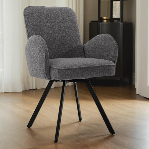 Sessel Livo Drehbar Ascot Anthrazit