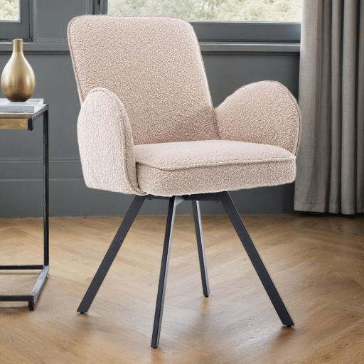 Sessel Livo Drehbar Ascot Beige