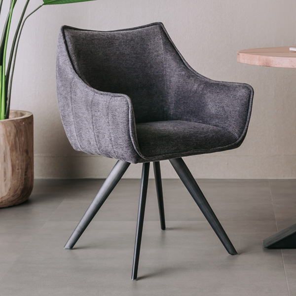 Sessel Riviera Drehbar Brego 18 Dunkelgrau