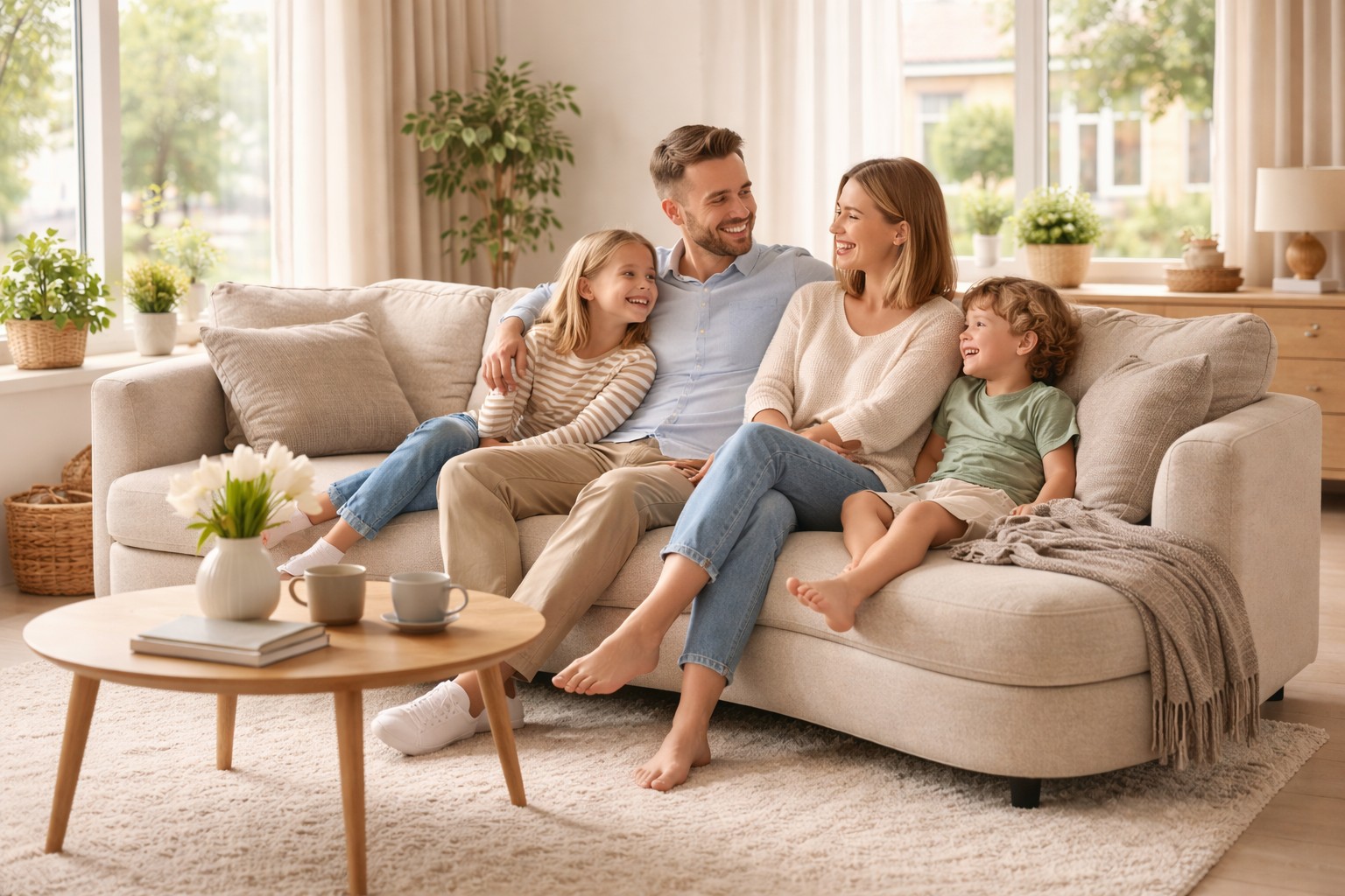 Sofa Sunderland 3-Sitzer Ivory